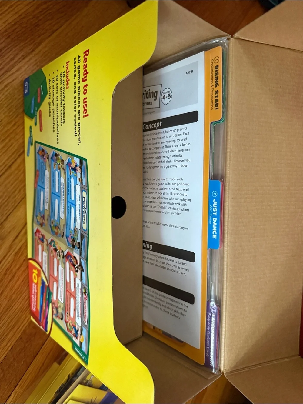 Lakeshore Granmar and writing elementary folder games 4th-5th grade
